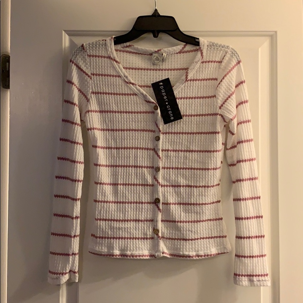 Paper crane lightweight sweater